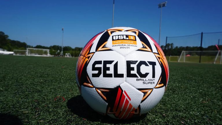 USL Super League ball on field