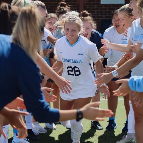 Maggie Pierce, pro-footballer is an alumnus of UNC Tarheels Women's Soccer